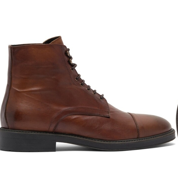 Men\'s Brown Leather Boots main image 6